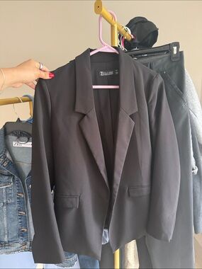 Zara Black Blazer Jacket